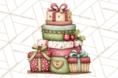 Christmas Animal Santa and Elves Mini World Clipart PNG Product Image 3