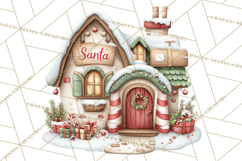 Christmas Animal Santa and Elves Mini World Clipart PNG Product Image 3