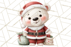 Christmas Animal Santa and Elves Mini World Clipart PNG Product Image 4