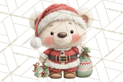 Christmas Animal Santa and Elves Mini World Clipart PNG Product Image 5