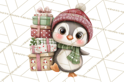 Christmas Animal Santa and Elves Mini World Clipart PNG Product Image 2
