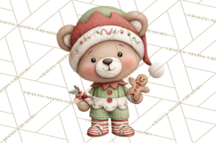 Christmas Animal Santa and Elves Mini World Clipart PNG Product Image 4
