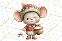 Christmas Animal Santa and Elves Mini World Clipart PNG Product Image 2