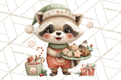 Christmas Animal Santa and Elves Mini World Clipart PNG Product Image 4