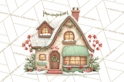 Christmas Animal Santa and Elves Mini World Clipart PNG Product Image 4