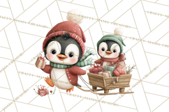 Christmas Animal Santa and Elves Mini World Clipart PNG Product Image 3