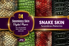 Animal Seamless Skin Digital Paper, Animal digital paper Product Image 1