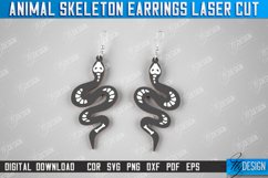 Animal Skeleton Earring Bundle |Halloween Earrings Laser Cut Product Image 2