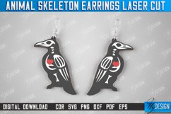 Animal Skeleton Earring Bundle |Halloween Earrings Laser Cut Product Image 11