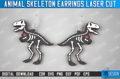Animal Skeleton Earring Bundle |Halloween Earrings Laser Cut Product Image 4