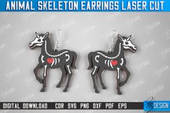 Animal Skeleton Earring Bundle |Halloween Earrings Laser Cut Product Image 5