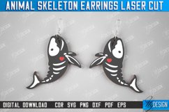 Animal Skeleton Earring Bundle |Halloween Earrings Laser Cut Product Image 7