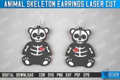 Animal Skeleton Earring Bundle |Halloween Earrings Laser Cut Product Image 9