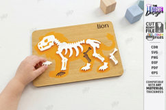 Animal Skeleton Laser Cut | Anatomy Puzzles | Learning Bones Product Image 1