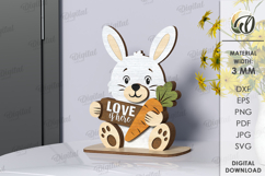 Animal Stand Decors Bundle Laser Cut. Home Decor SVG Product Image 4