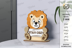 Animal Stand Decors Bundle Laser Cut. Home Decor SVG Product Image 6