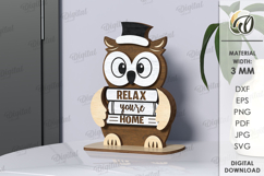 Animal Stand Decors Bundle Laser Cut. Home Decor SVG Product Image 9