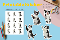 Cat Sticker Printable Funny Cat Meme Sticker Kitty Faces_14 Product Image 1