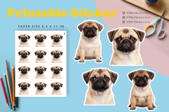Dog Sticker Printable Funny Dog Meme Sticker Animal Pet_2 Product Image 1