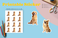 Dog Sticker Printable Funny Dog Meme Sticker Animal Pet_3 Product Image 1
