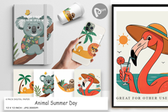 Digital Paper Summer Day Animal Product Image 1