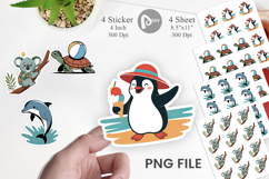 Summer Day Animal Sticker Product Image 1