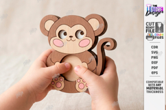 Wooden Animal Toy Laser Cut Bundle | Push Toy | Kids Laser Product Image 8