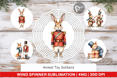 Wind Spinner Animal Toy Soldiers Product Image 1