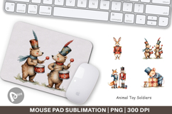 Mouse Pad Animal Toy Soldiers Product Image 1