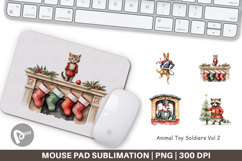 Mouse Pad Animal Toy Soldiers Product Image 1