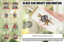 Glass Can Animal Toy Soldiers Product Image 1