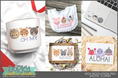 Animal Trios Designs for Sublimation and Stickers Product Image 2