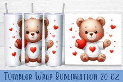 Animal - holding heart in hands. Tumbler Wrap | 20 oz. Product Image 1