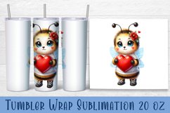 Animal - holding heart in hands. Tumbler Wrap | 20 oz. Product Image 1