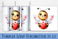 Animal - holding heart in hands. Tumbler Wrap | 20 oz. Product Image 1