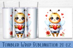 Animal - holding heart in hands. Tumbler Wrap | 20 oz. Product Image 1
