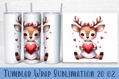 Animal - holding heart in hands. Tumbler Wrap | 20 oz. Product Image 1