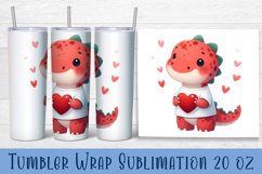 Animal - holding heart in hands. Tumbler Wrap | 20 oz. Product Image 1