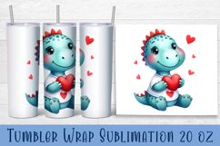 Animal - holding heart in hands. Tumbler Wrap | 20 oz. Product Image 1