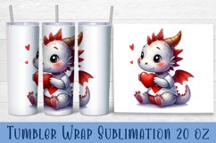 Animal - holding heart in hands. Tumbler Wrap | 20 oz. Product Image 1
