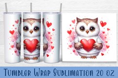 Animal - holding heart in hands. Tumbler Wrap | 20 oz. Product Image 1