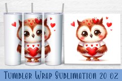 Animal - holding heart in hands. Tumbler Wrap | 20 oz. Product Image 1