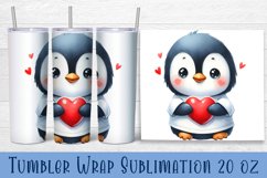 Animal - holding heart in hands. Tumbler Wrap | 20 oz. Product Image 1