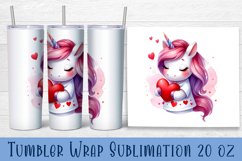 Animal - holding heart in hands. Tumbler Wrap | 20 oz. Product Image 1