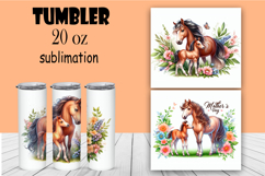 Watercolor sublimation with funny animals, hors Product Image 1