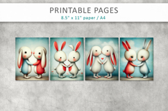 valentine animals printable pages Product Image 2