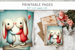 valentine animals printable pages Product Image 7