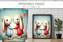 valentine animals printable pages Product Image 5