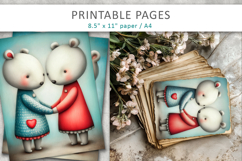 cute love animals for kids, children illustration Product Image 5