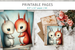 kids love illustration printables, storybook animals Product Image 5